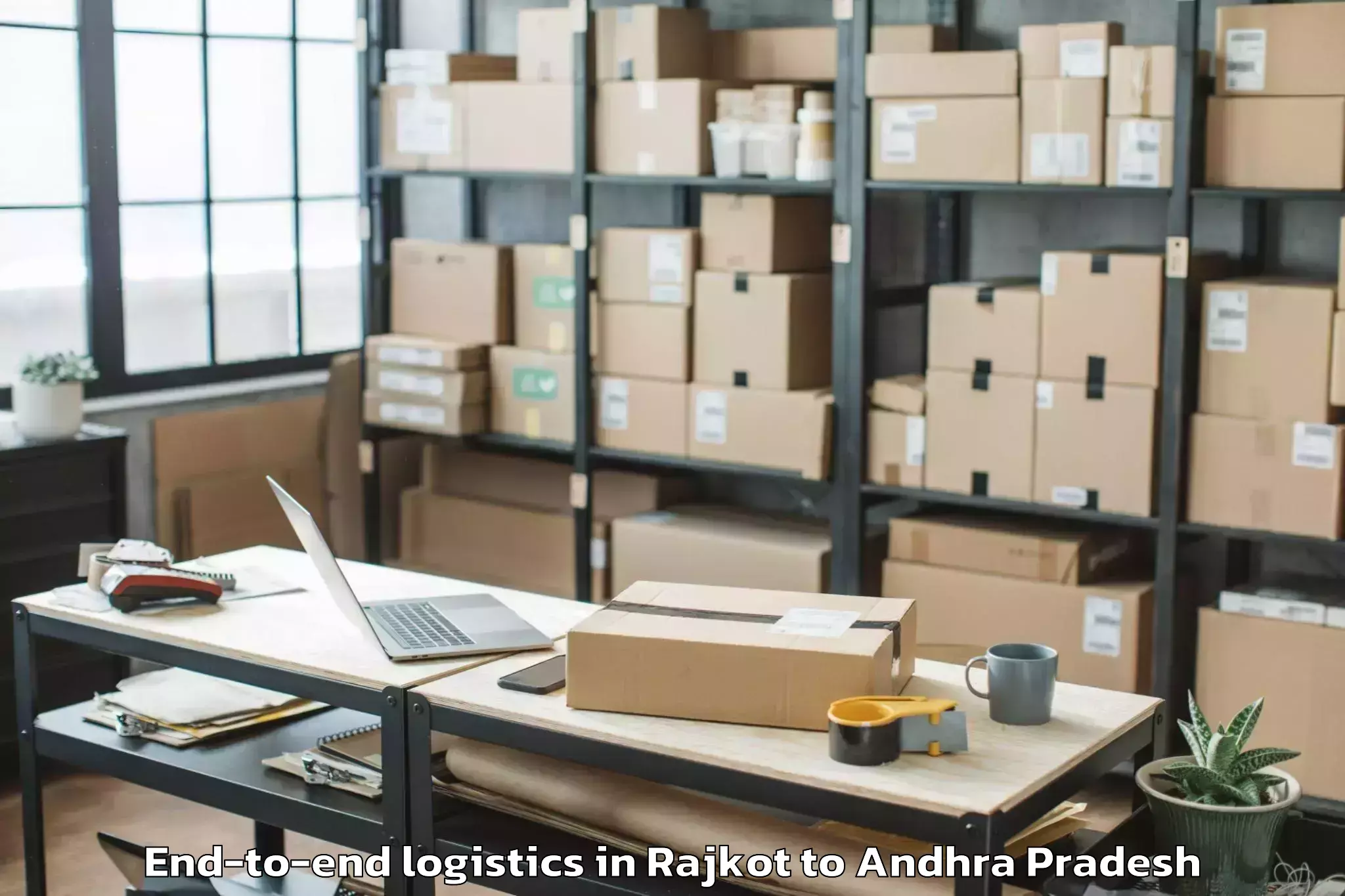 Top Rajkot to Uyyalavada End To End Logistics Available